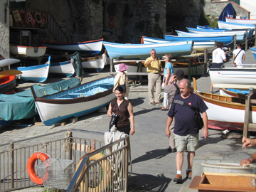 Rebecca and Robert in Manarolo